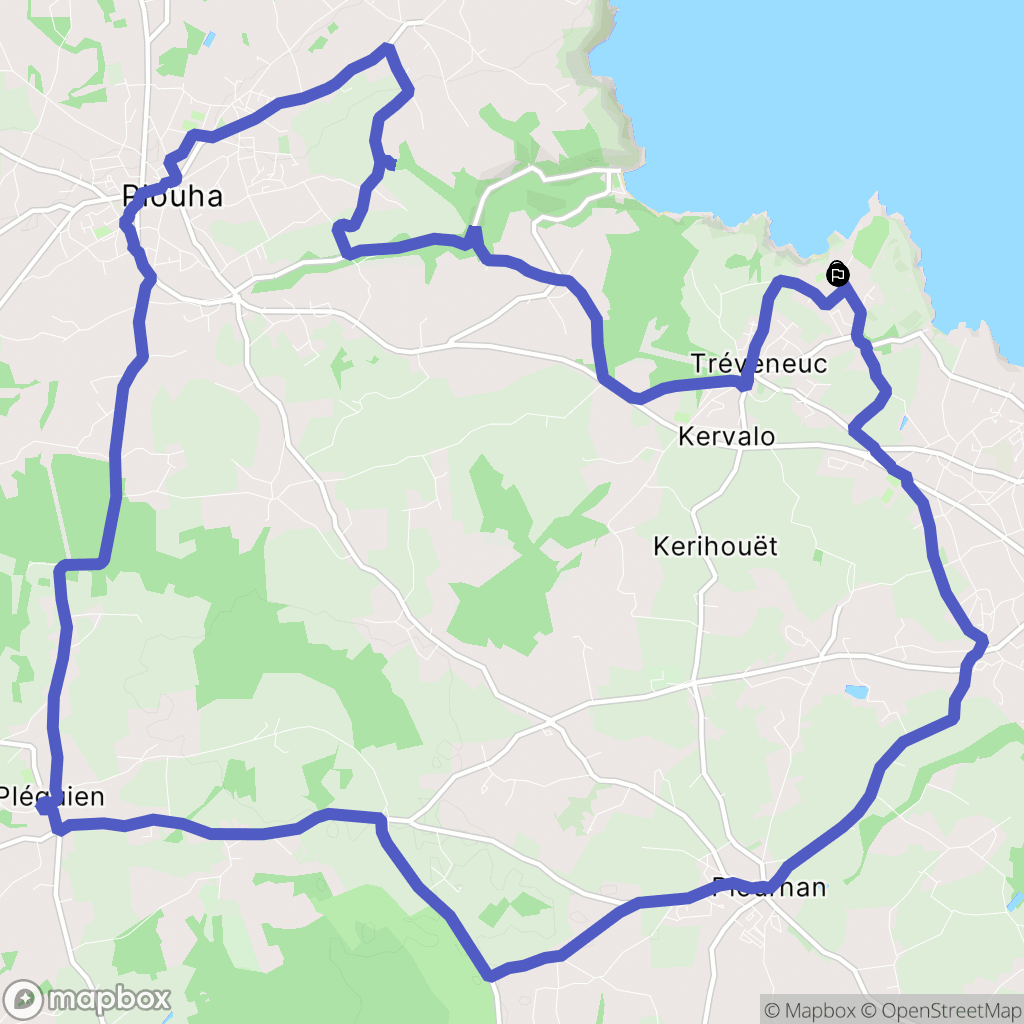 Tréveneuc: routekaart voor buitenactiviteiten - France