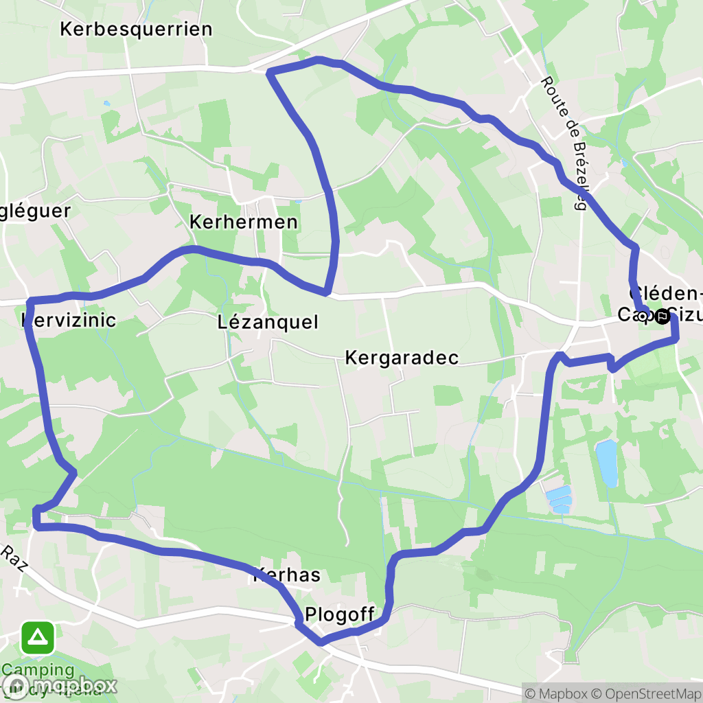 Cléden-Cap-Sizun: routekaart voor buitenactiviteiten - France
