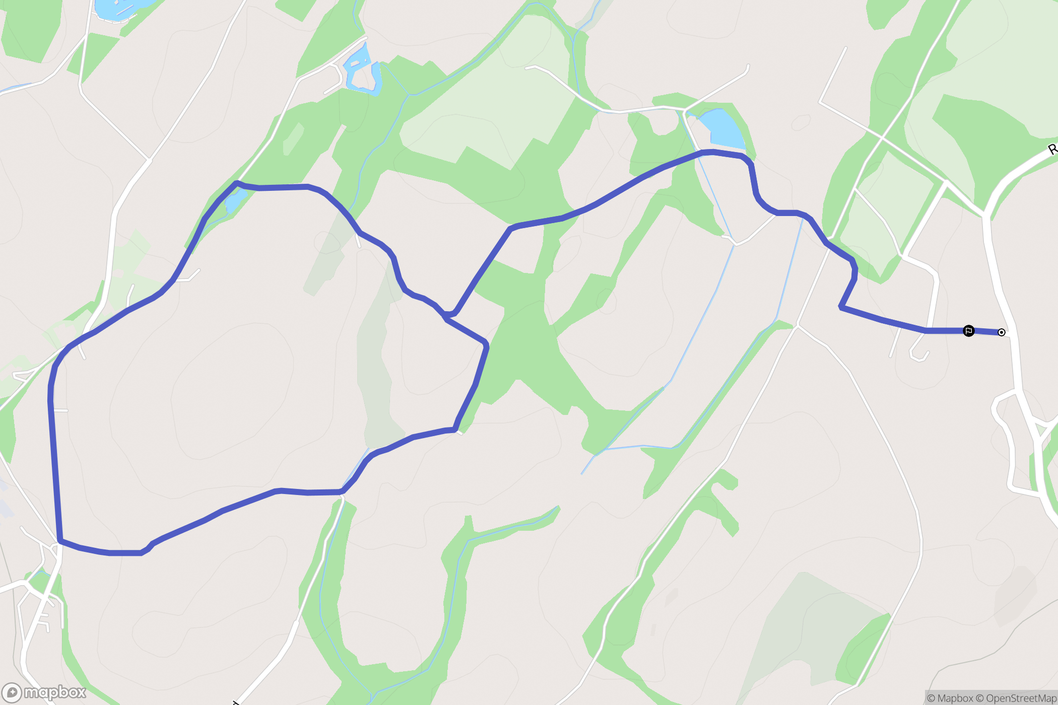 Fillière : carte du parcours de randonnée - France