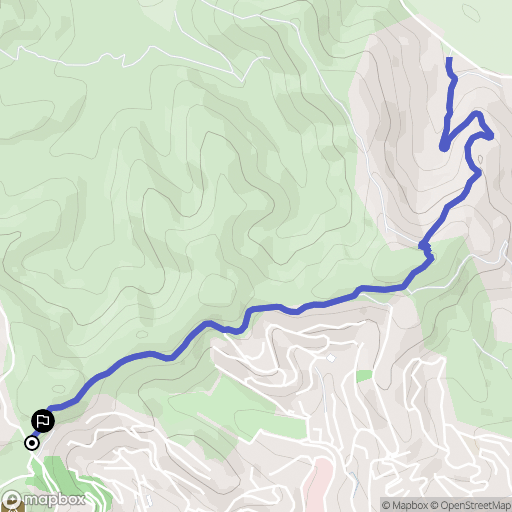 Hyères : carte du parcours de randonnée - France