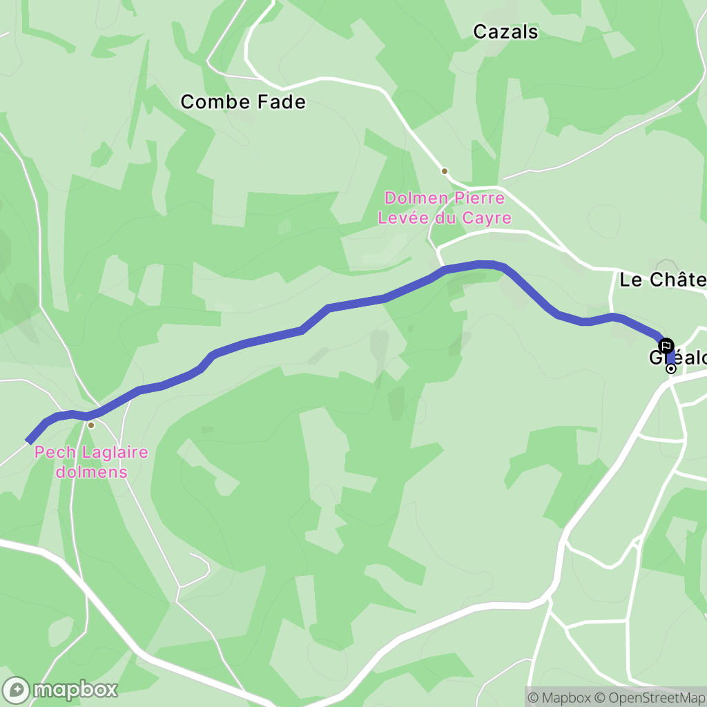 Gréalou: routekaart voor buitenactiviteiten - France