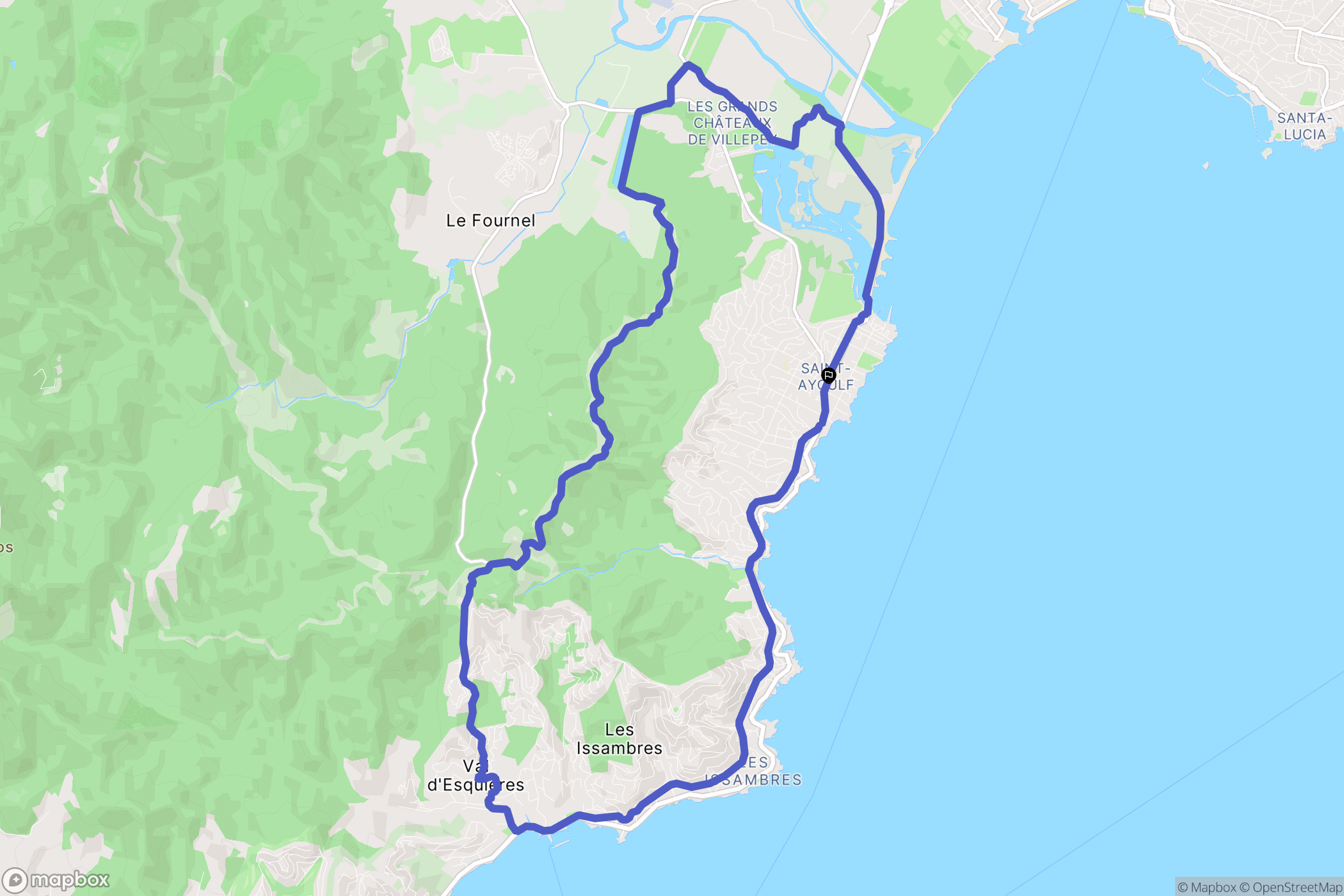 Fréjus: routekaart voor buitenactiviteiten - France