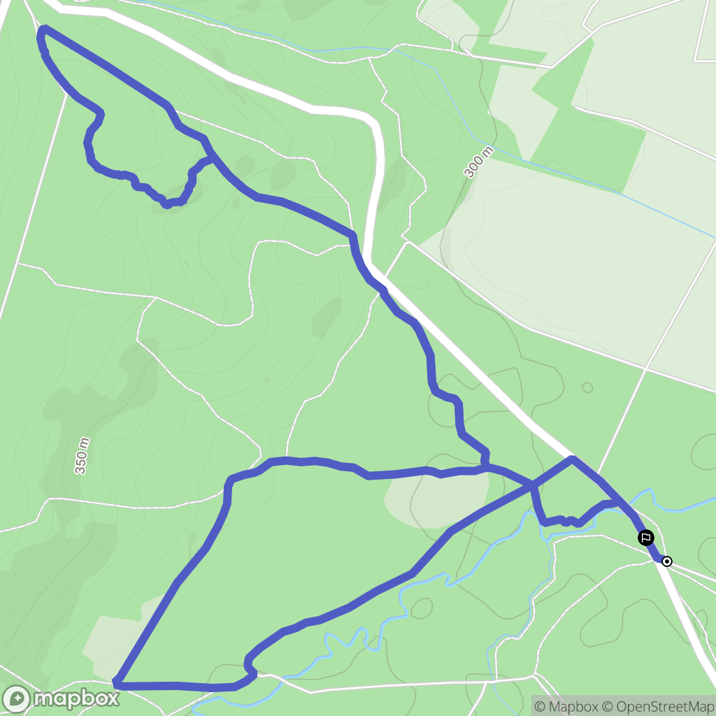 Bordères-sur-l'Échez : carte du parcours de randonnée - France
