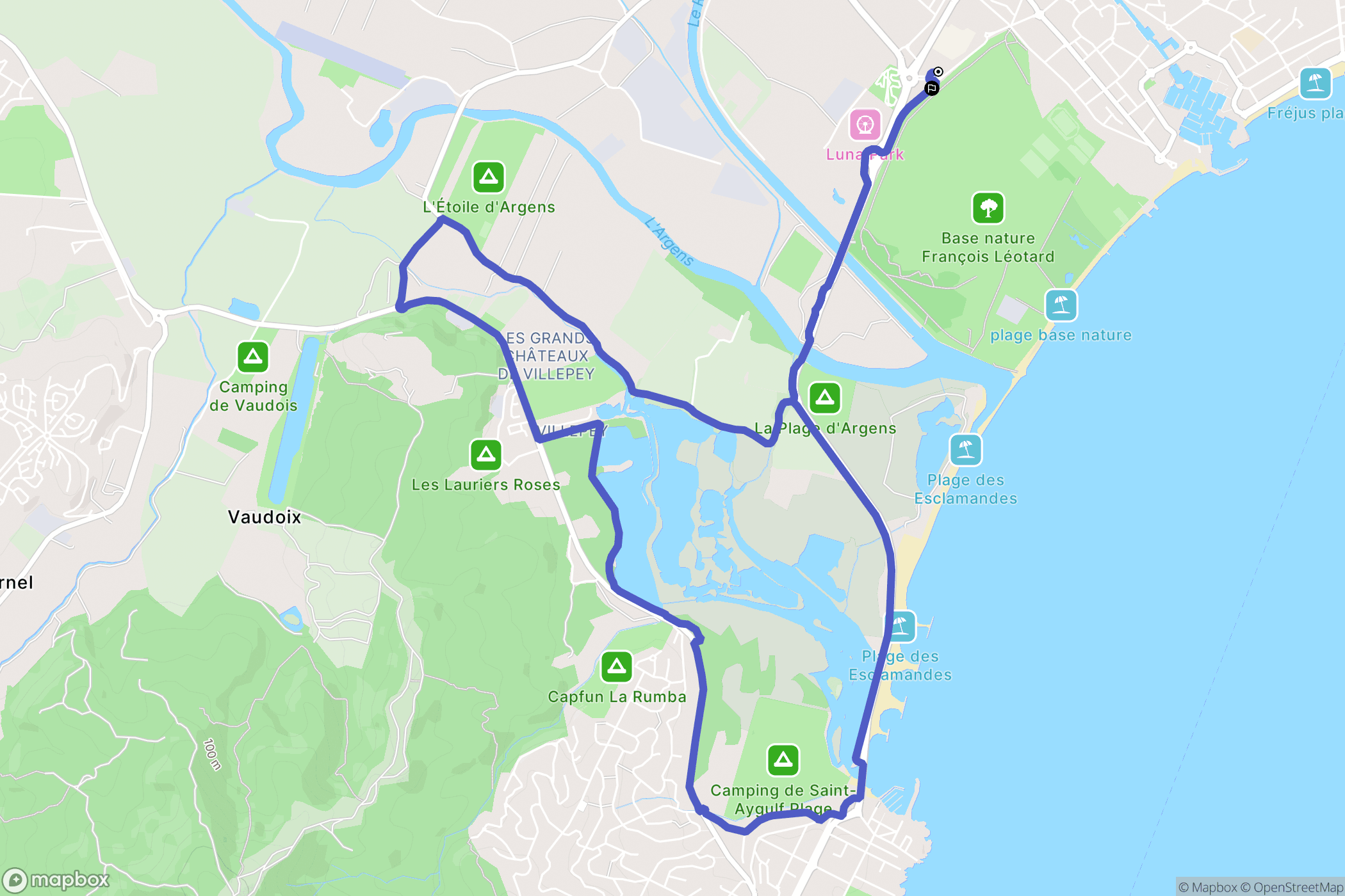 Fréjus: routekaart voor buitenactiviteiten - France