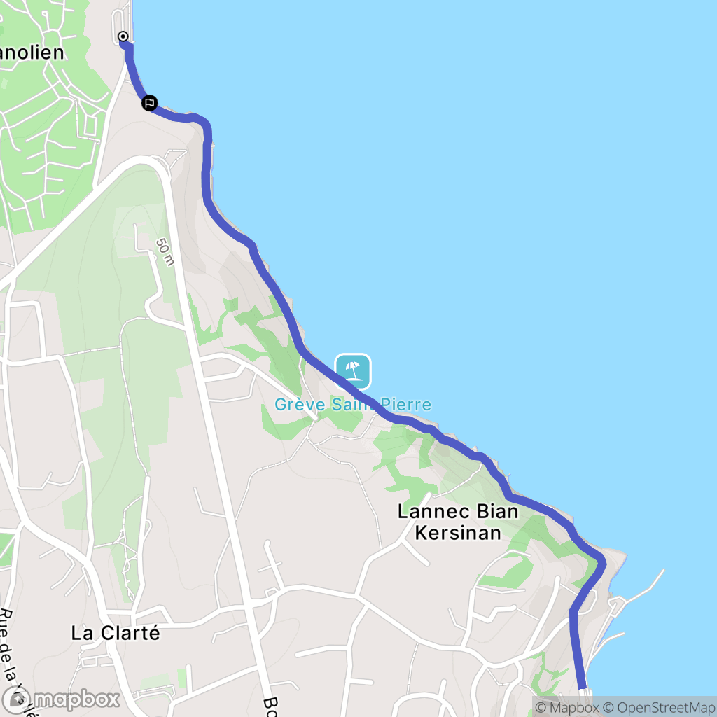 Perros-Guirec: routekaart voor buitenactiviteiten - France