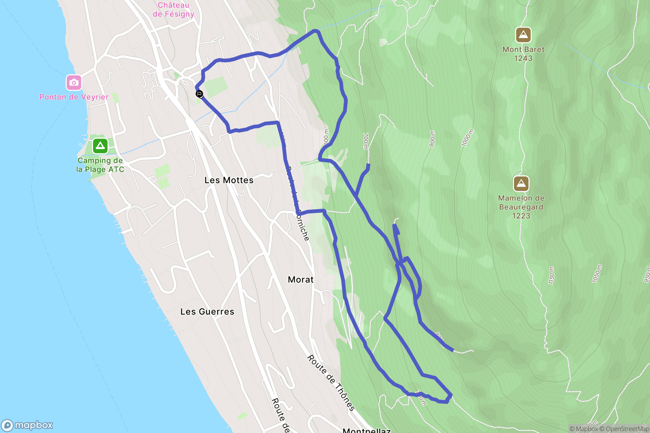 Veyrier-du-Lac: routekaart voor buitenactiviteiten - France