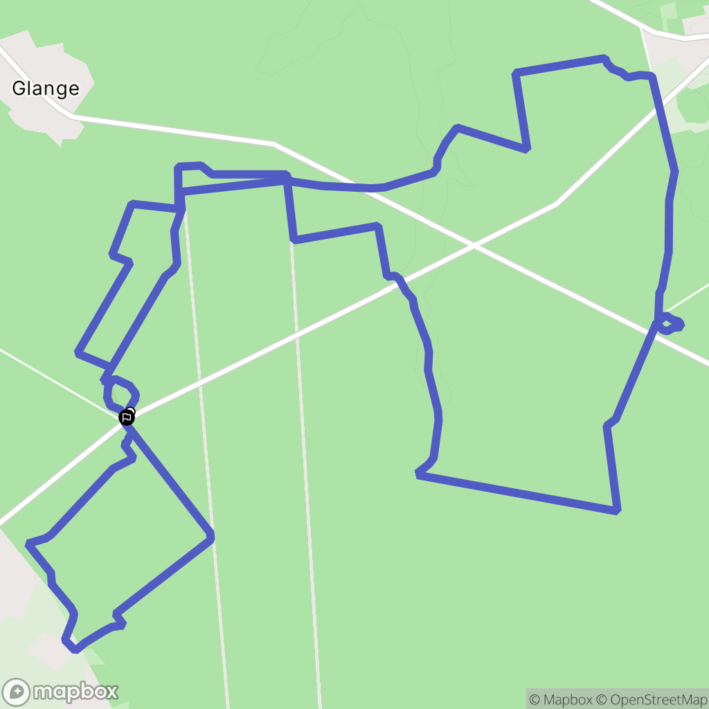 Brie : carte du parcours de randonnée - France