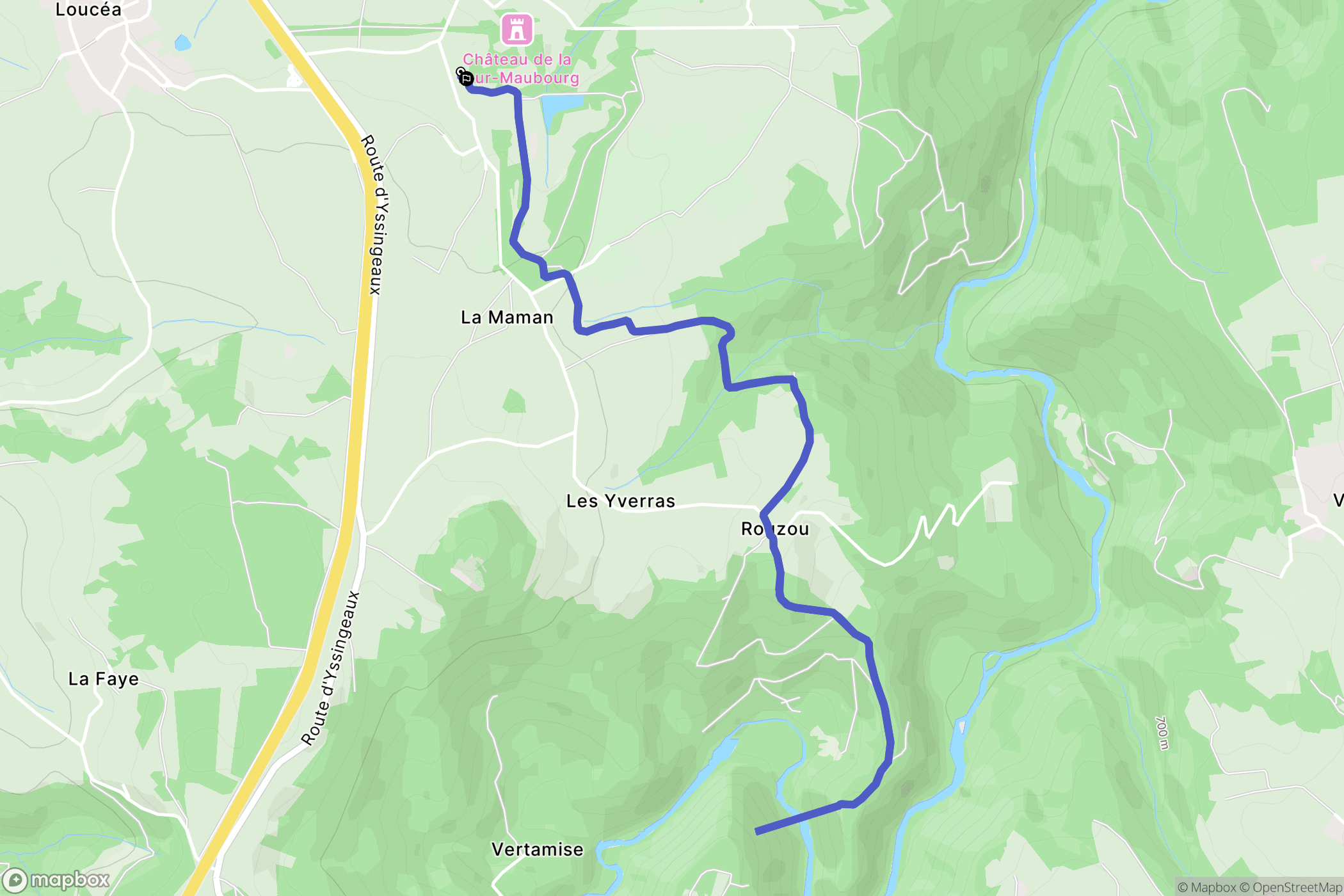 Saint-Maurice-de-Lignon: routekaart voor buitenactiviteiten - France
