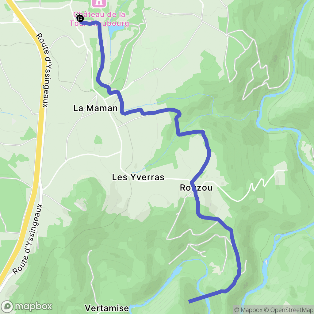 Saint-Maurice-de-Lignon: routekaart voor buitenactiviteiten - France