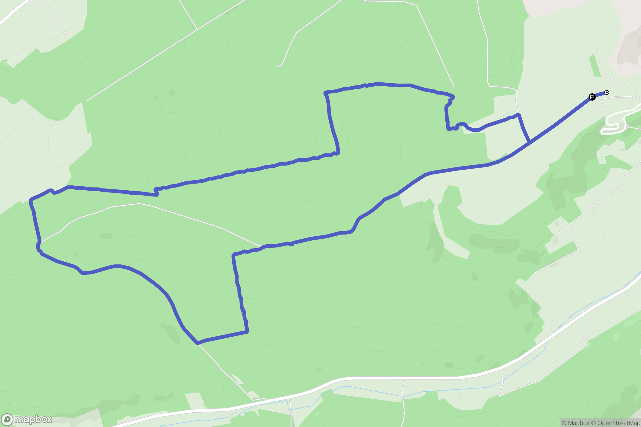 Sampigny : carte du parcours de randonnée - France