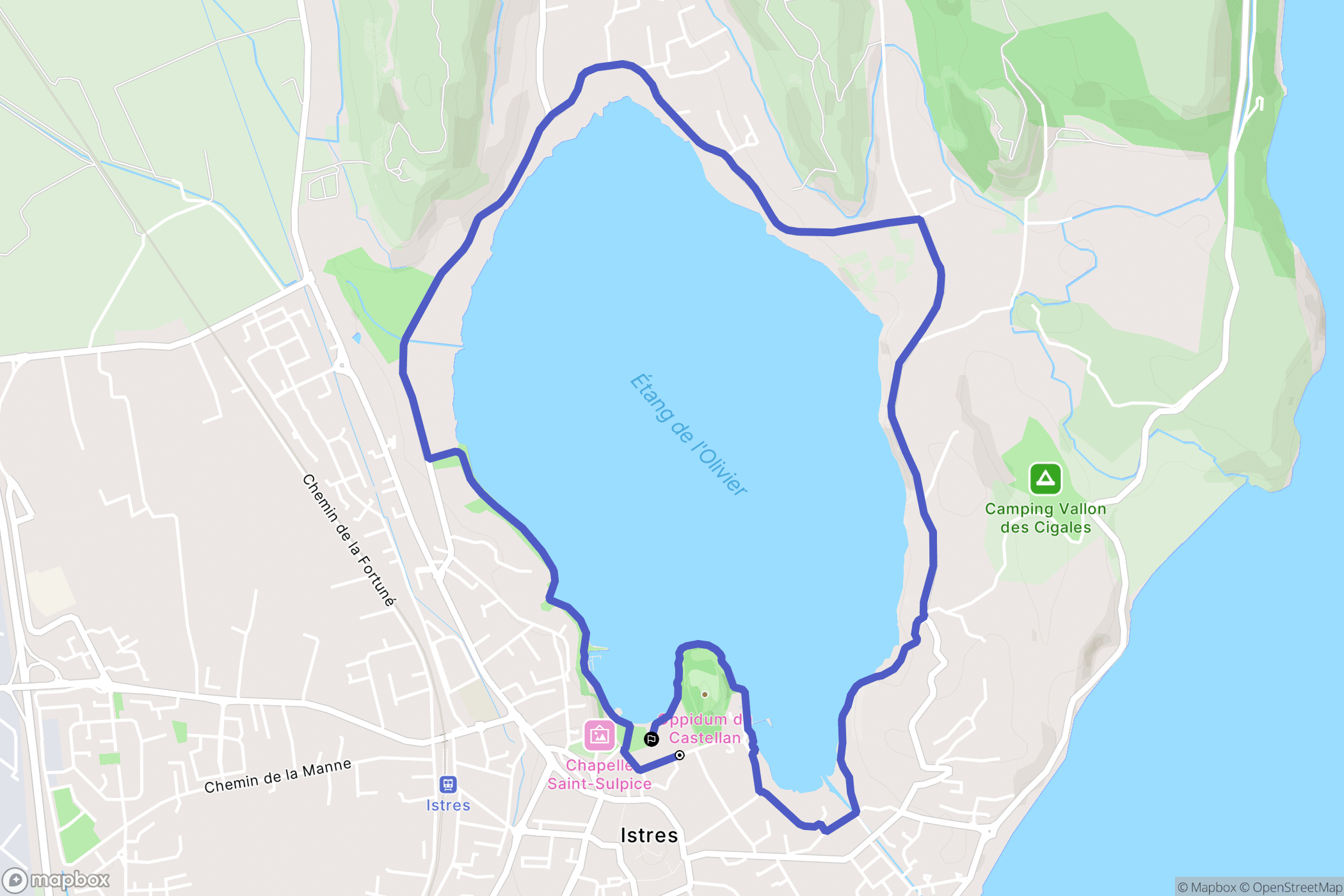 Istres: routekaart voor buitenactiviteiten - France
