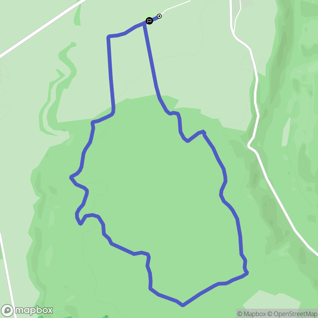 Gravelotte : carte du parcours de randonnée - France