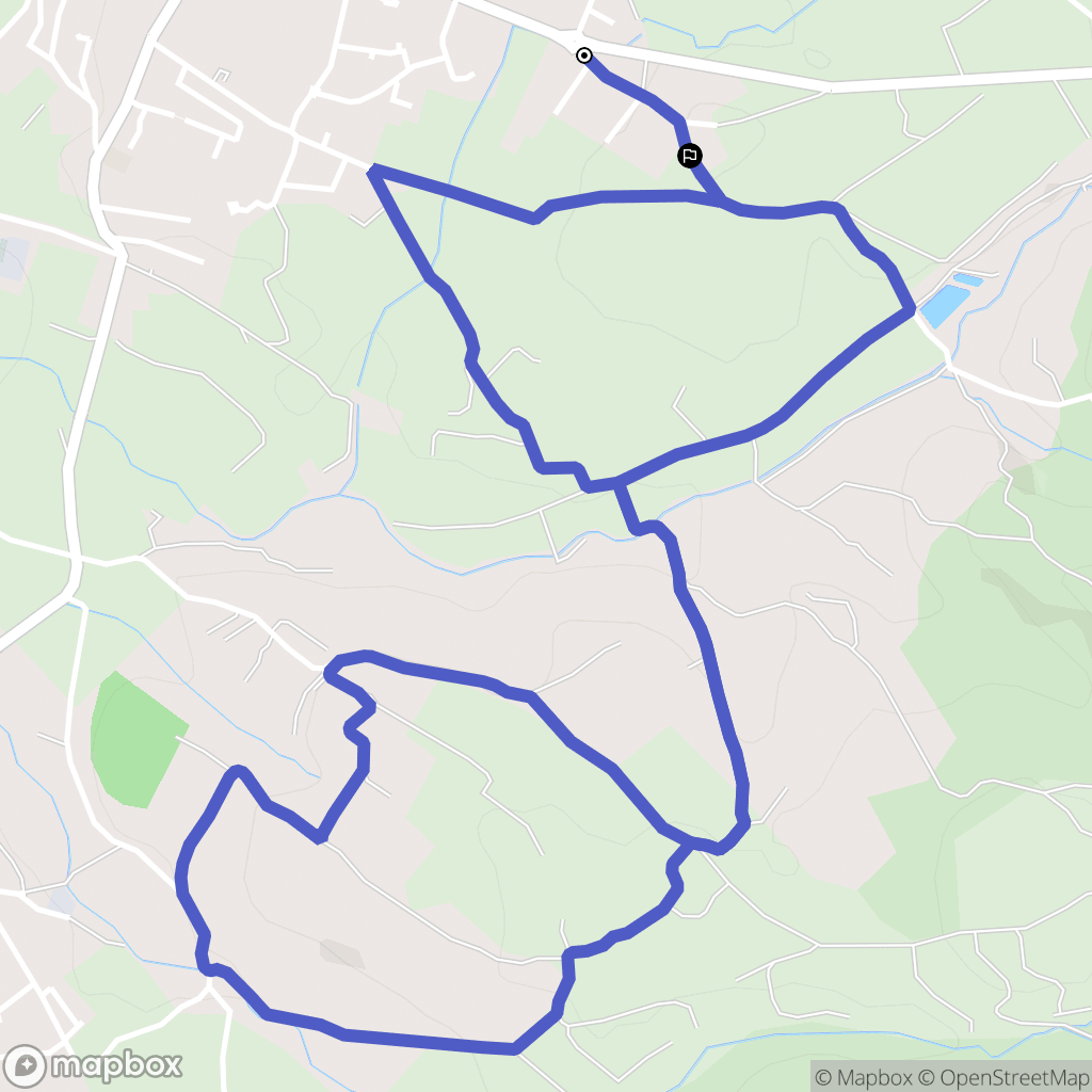 Saint-Pargoire : carte du parcours de randonnée - France