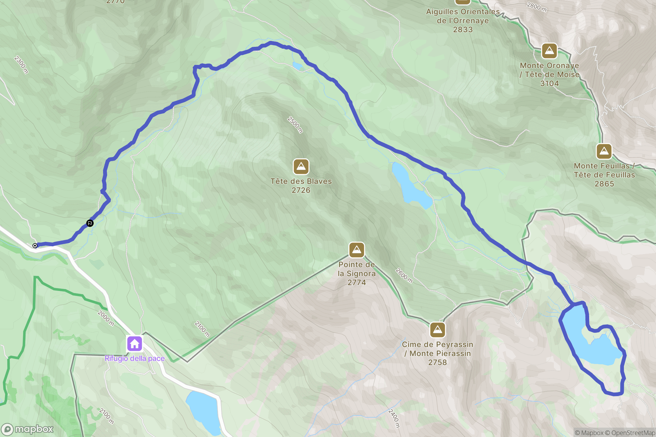Val-d'Oronaye: routekaart voor buitenactiviteiten - France