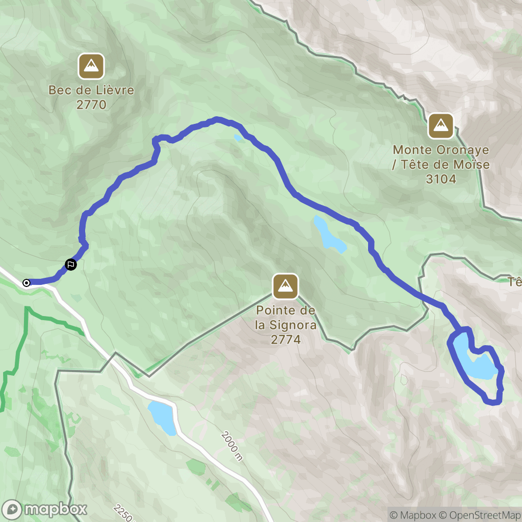 Val-d'Oronaye: routekaart voor buitenactiviteiten - France