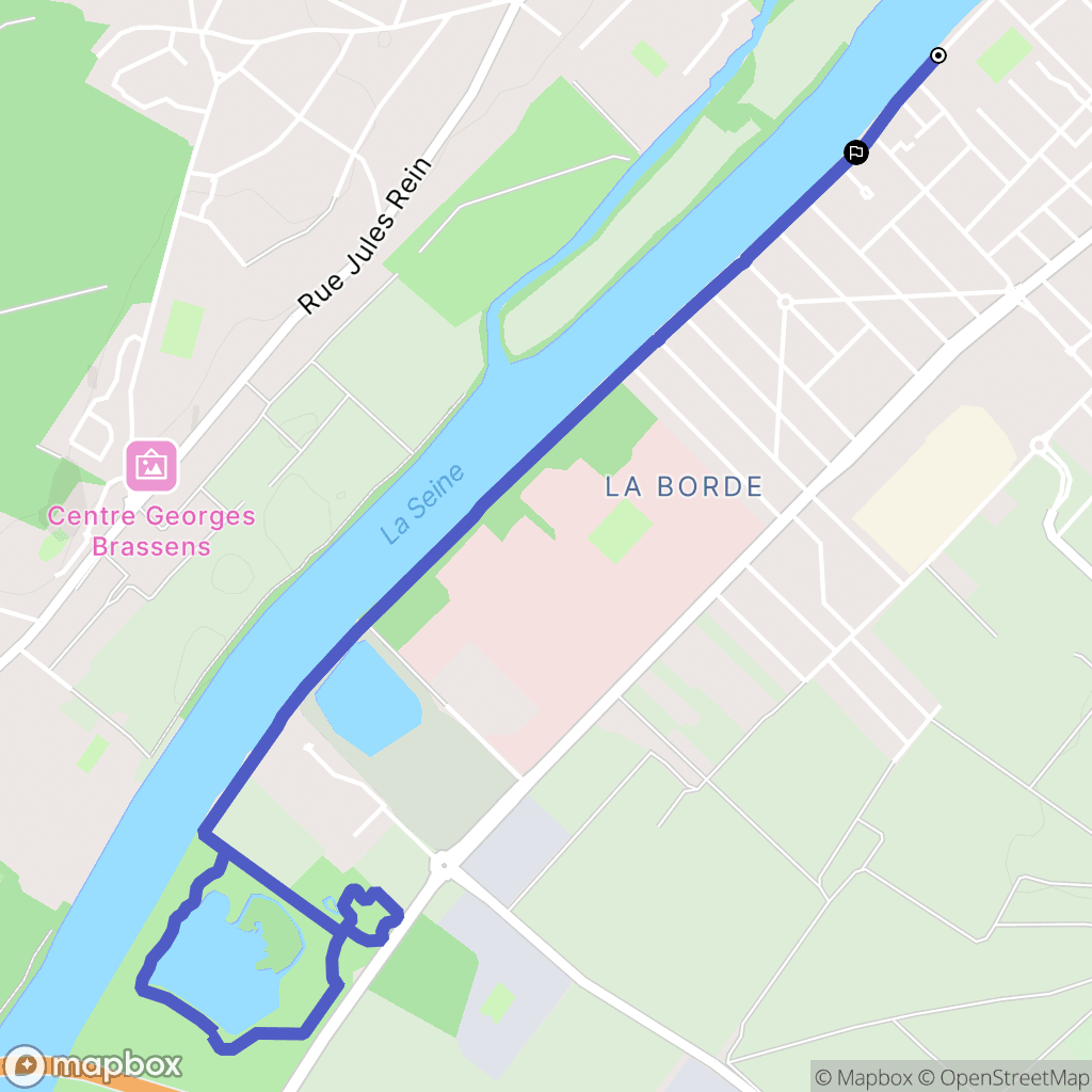 Sartrouville : carte du parcours de randonnée - France