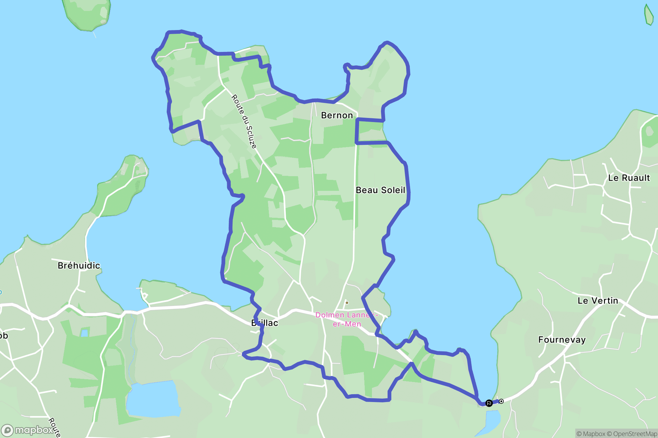 Sarzeau: routekaart voor buitenactiviteiten - France