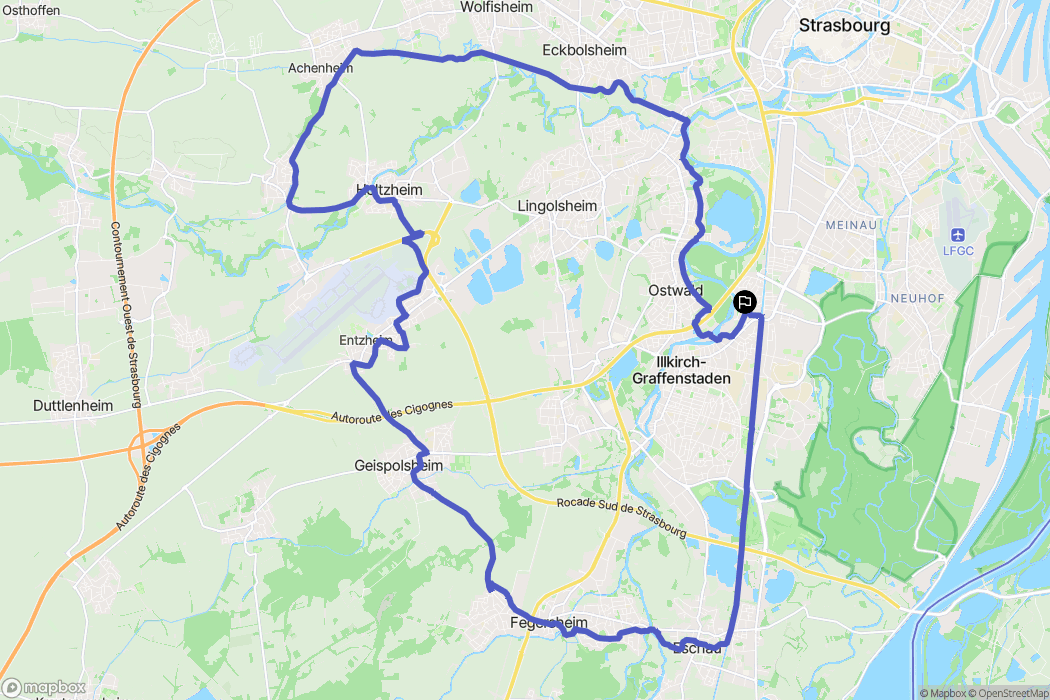 Illkirch-Graffenstaden: routekaart voor buitenactiviteiten - France
