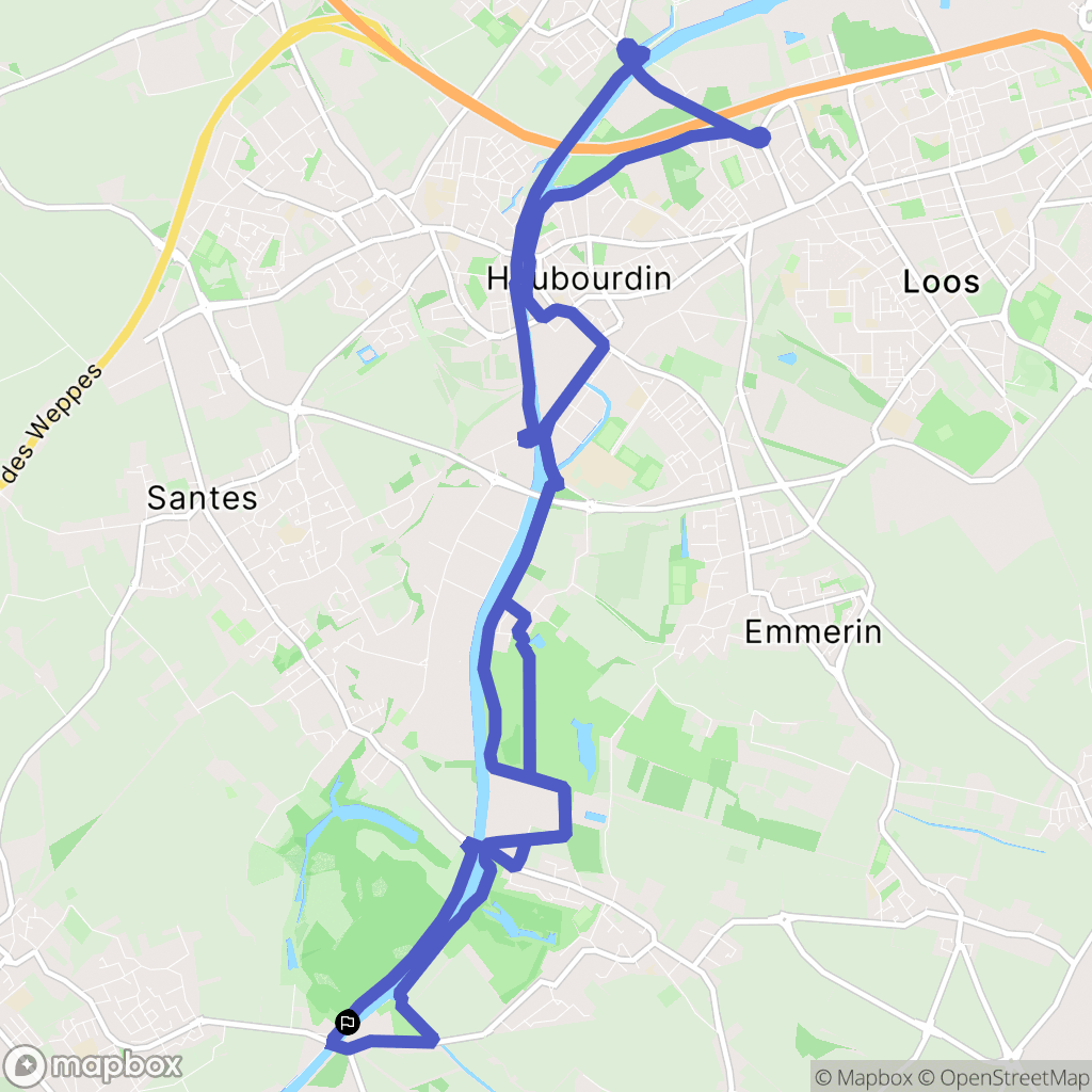 Wavrin: routekaart voor buitenactiviteiten - France