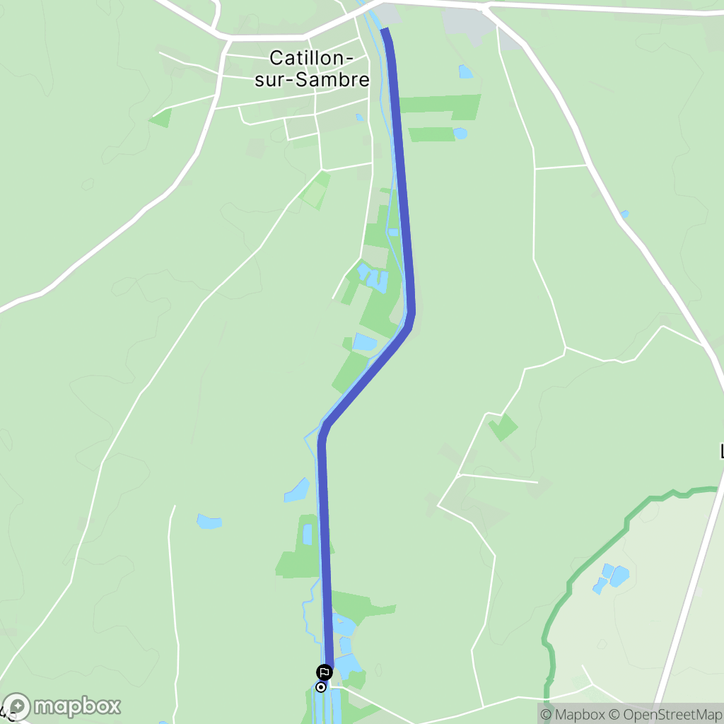 Rejet-de-Beaulieu : carte du parcours de randonnée - France