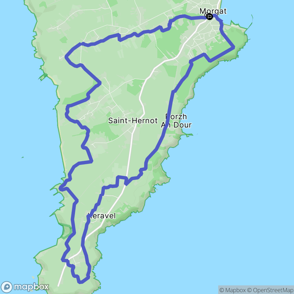 Crozon: routekaart voor buitenactiviteiten - France