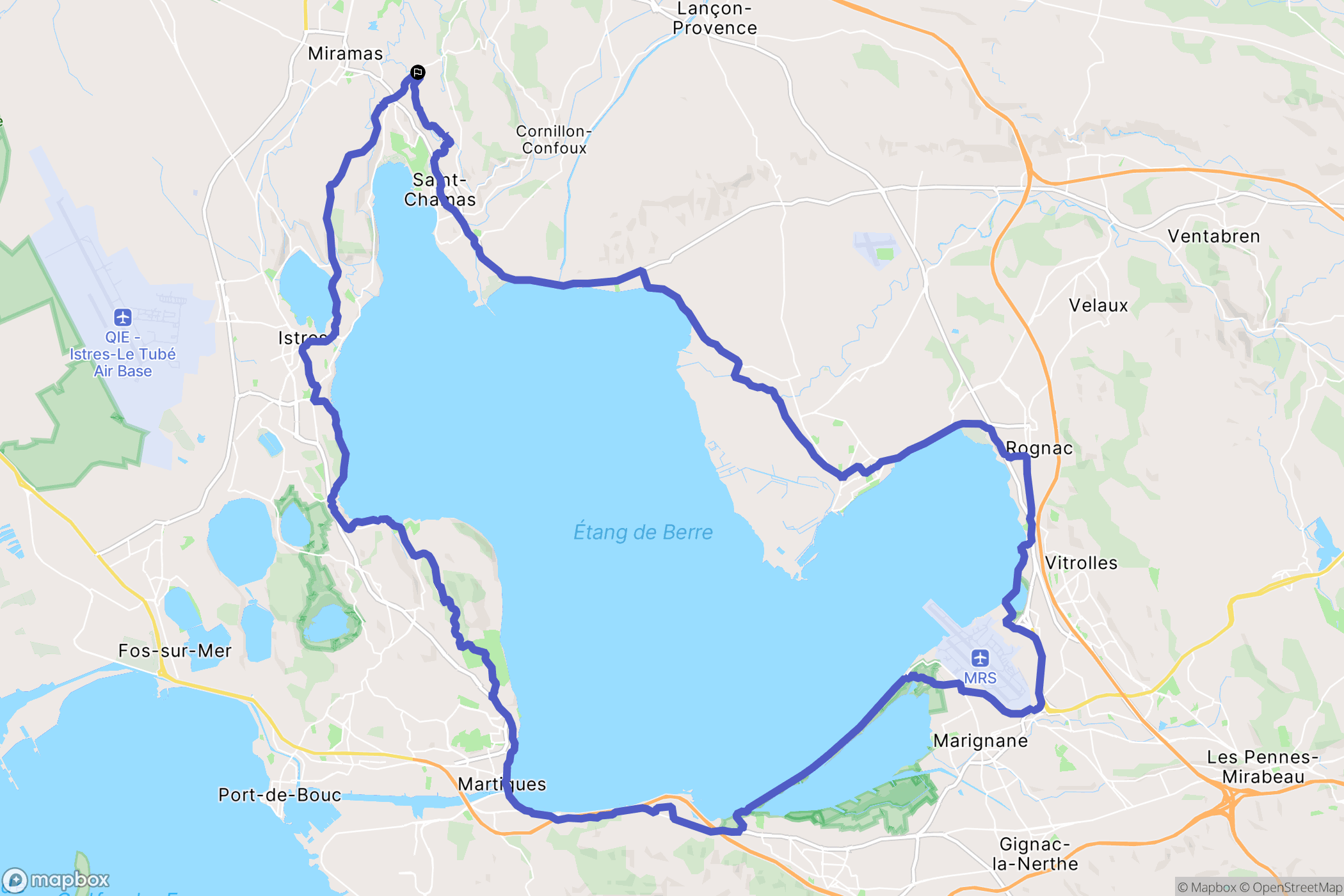 Miramas: routekaart voor buitenactiviteiten - France
