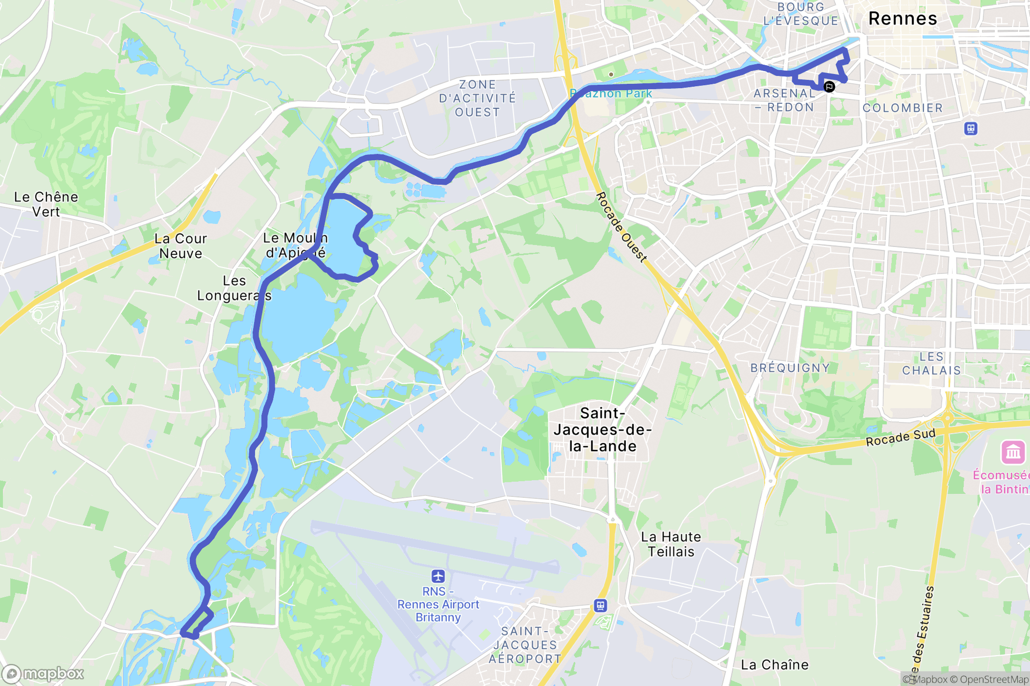 Rennes: routekaart voor buitenactiviteiten - France