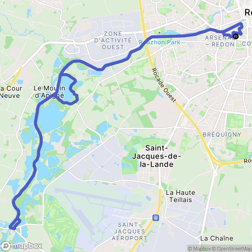 Rennes: routekaart voor buitenactiviteiten - France