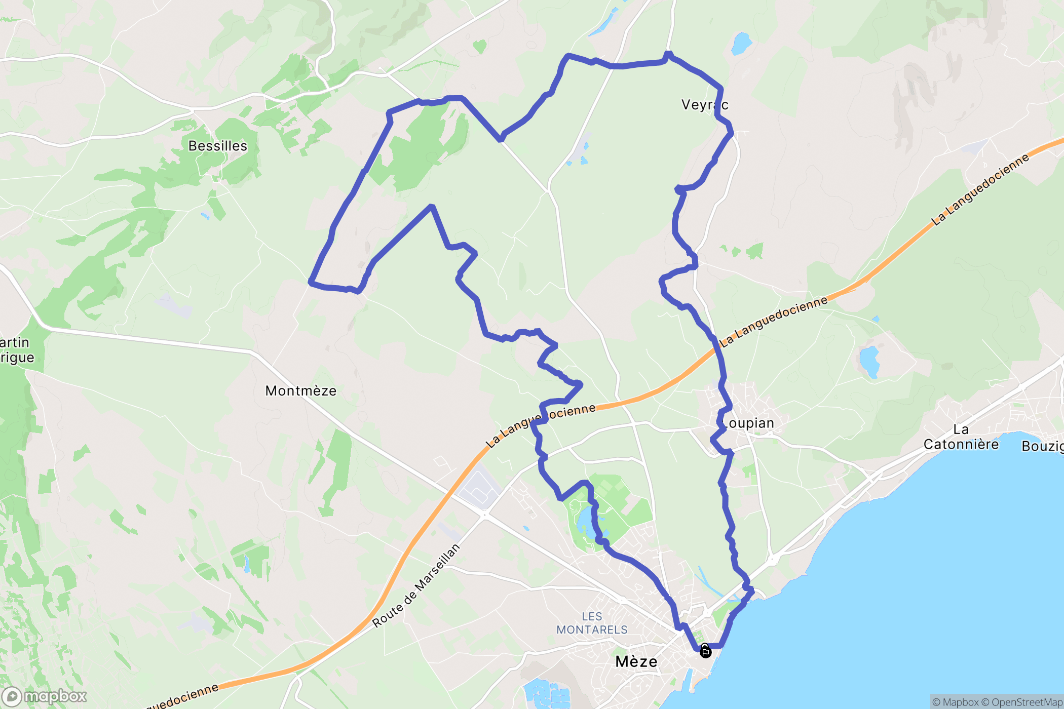 Mèze: routekaart voor buitenactiviteiten - France