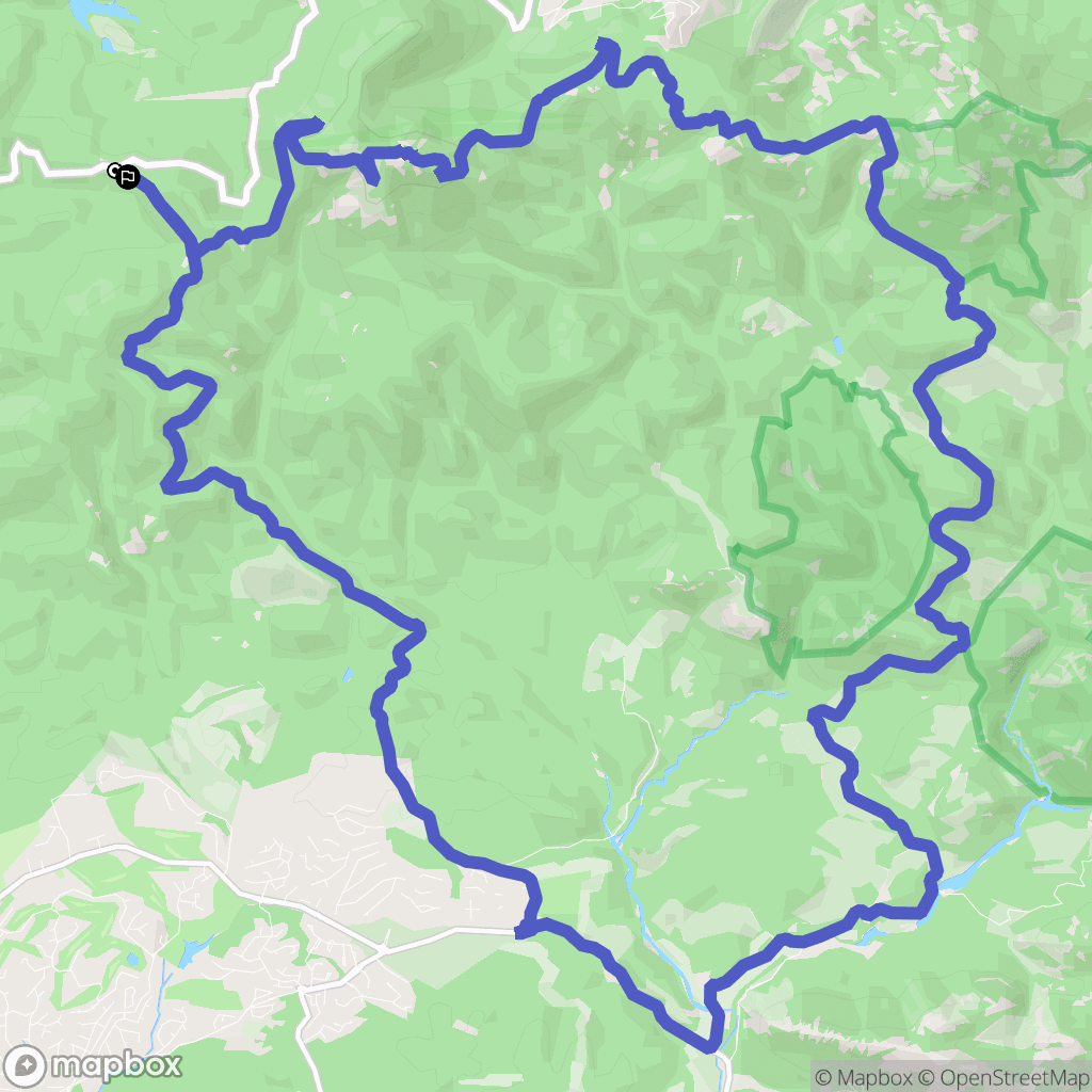 Fréjus : carte du parcours de randonnée - France