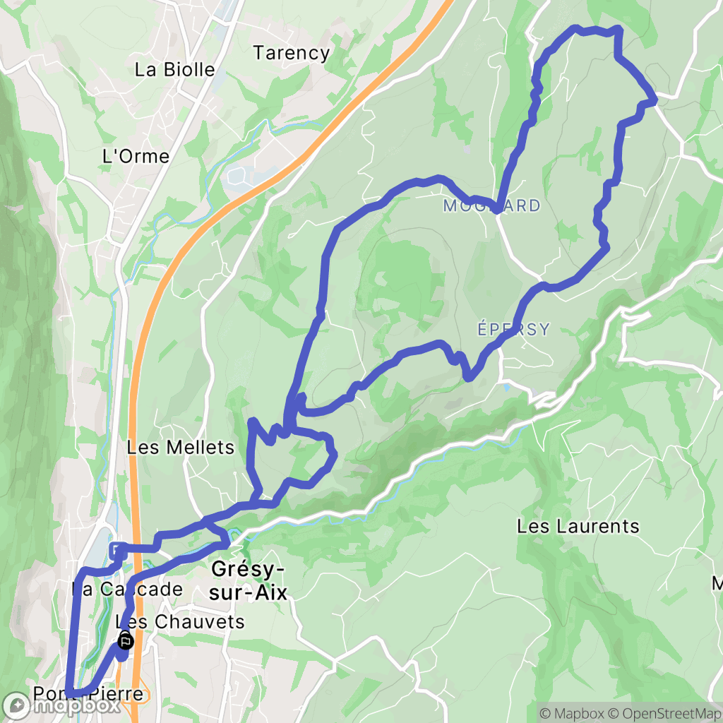 Grésy-sur-Aix: routekaart voor buitenactiviteiten - France