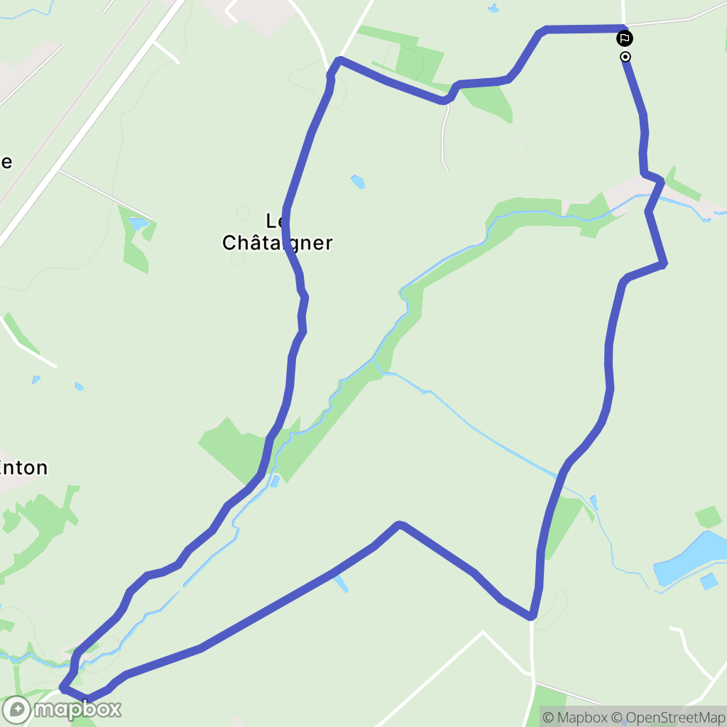 La Garnache : carte du parcours de randonnée - France