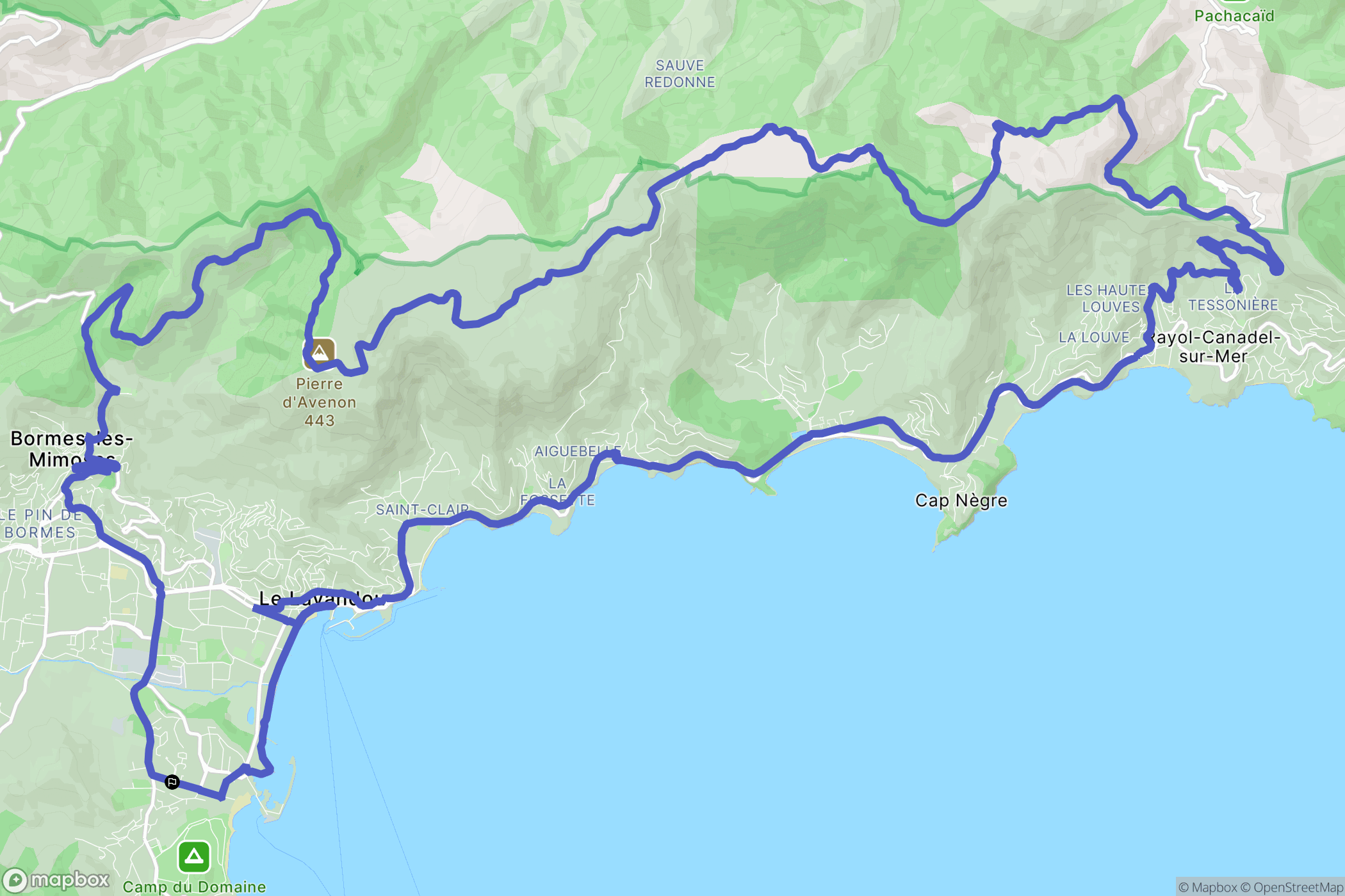 Bormes-les-Mimosas: routekaart voor buitenactiviteiten - France