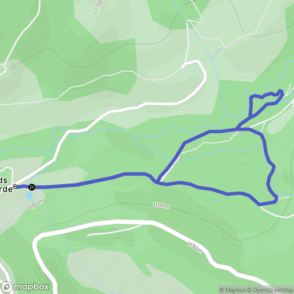 Mont-Dore : carte du parcours de randonnée - France