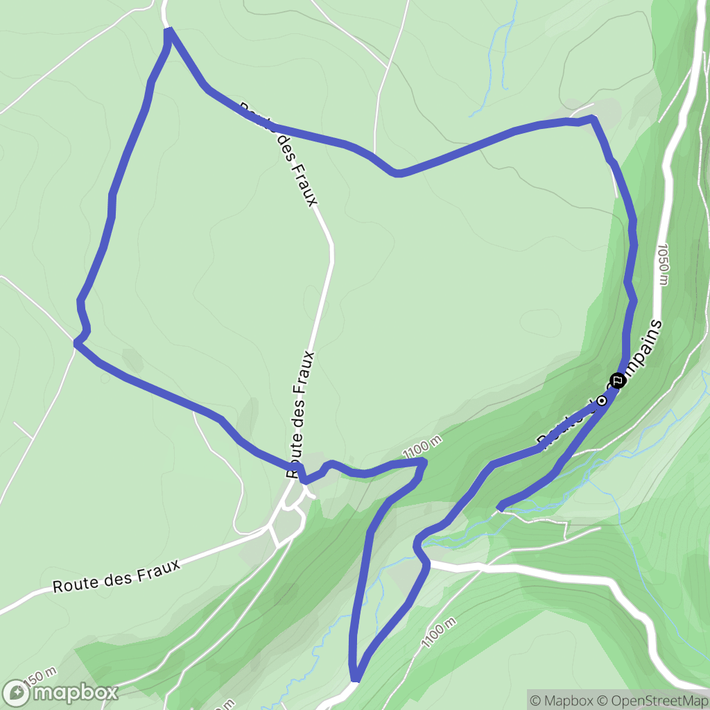 Besse-et-Saint-Anastaise : carte du parcours de randonnée - France
