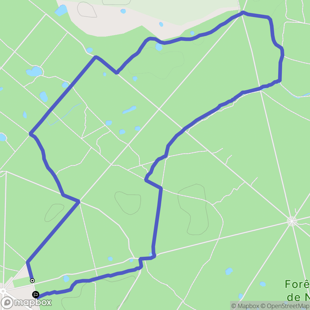 Sucy-en-Brie : carte du parcours de randonnée - France