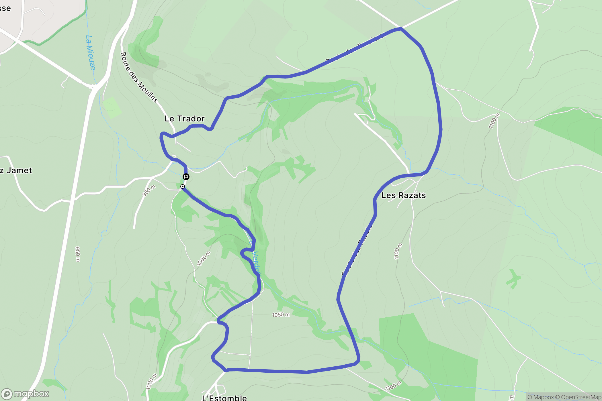 Laqueuille: routekaart voor buitenactiviteiten - France