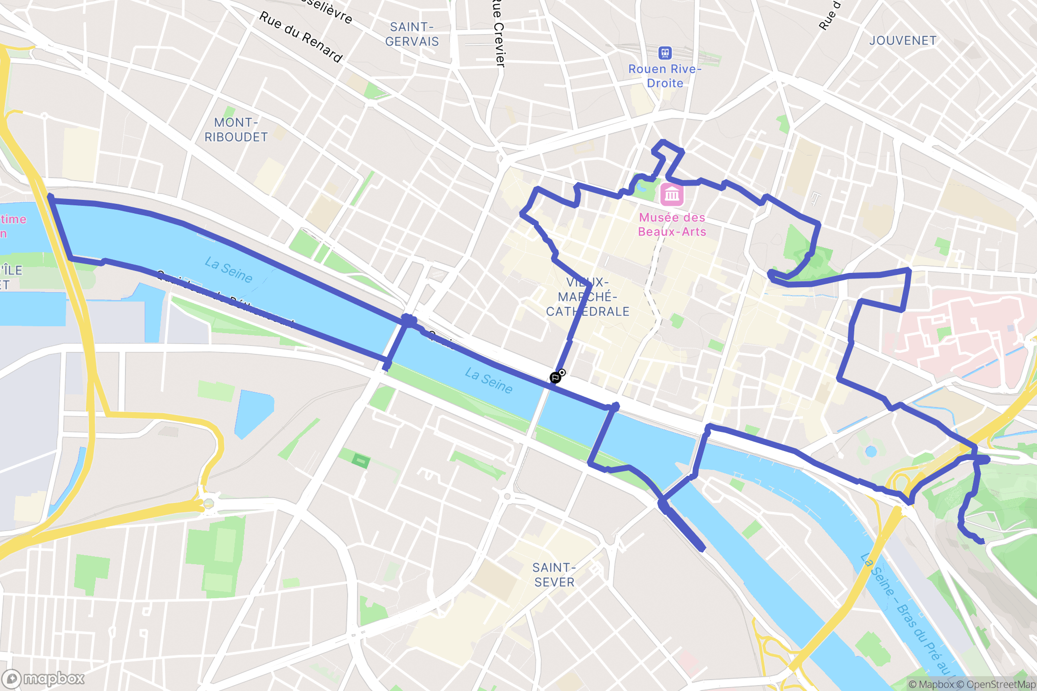 Rouen: routekaart voor buitenactiviteiten - France