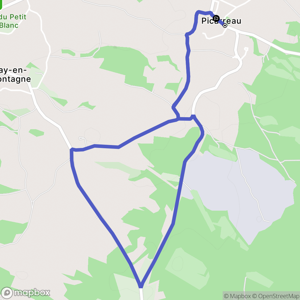 Picarreau: routekaart voor buitenactiviteiten - France