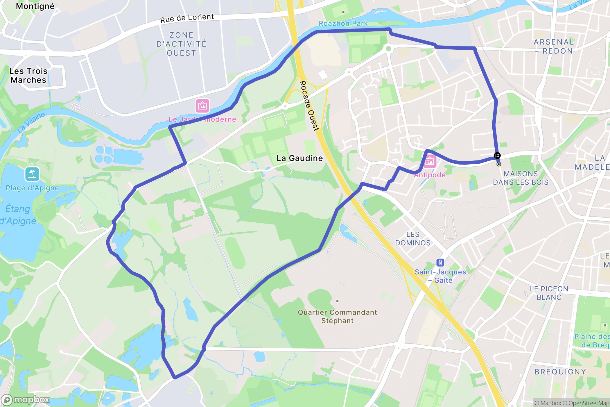 Rennes: routekaart voor buitenactiviteiten - France