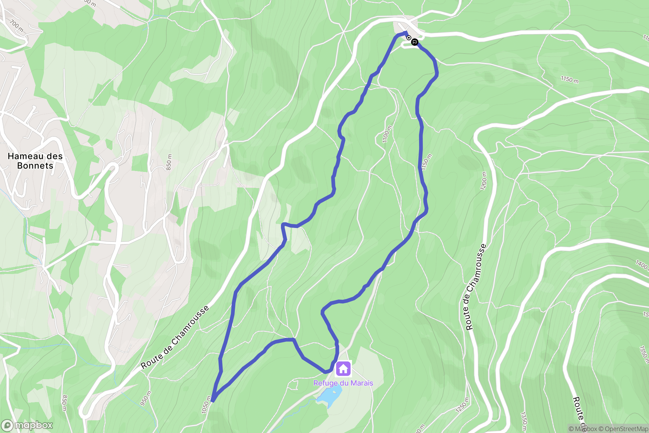 Saint-Martin-d'Uriage: routekaart voor buitenactiviteiten - France