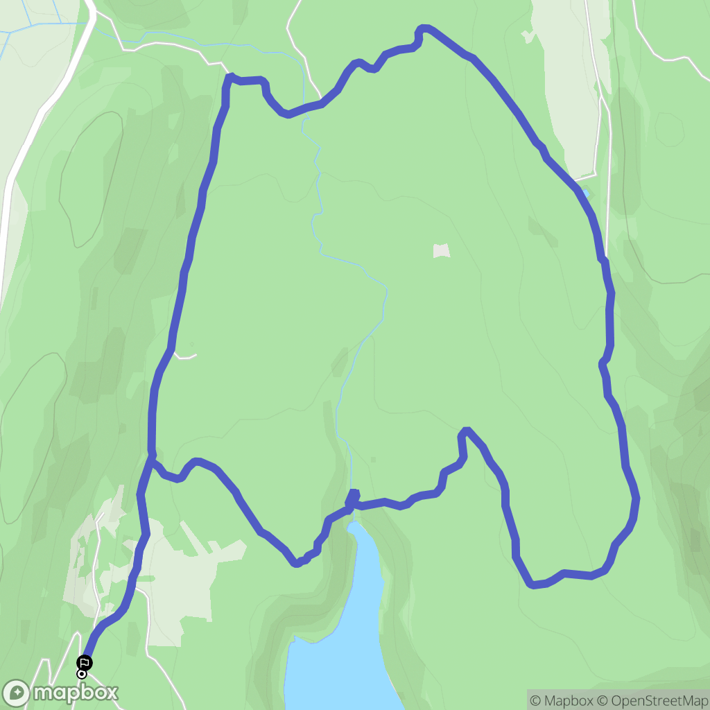 Cernon : carte du parcours de randonnée - France