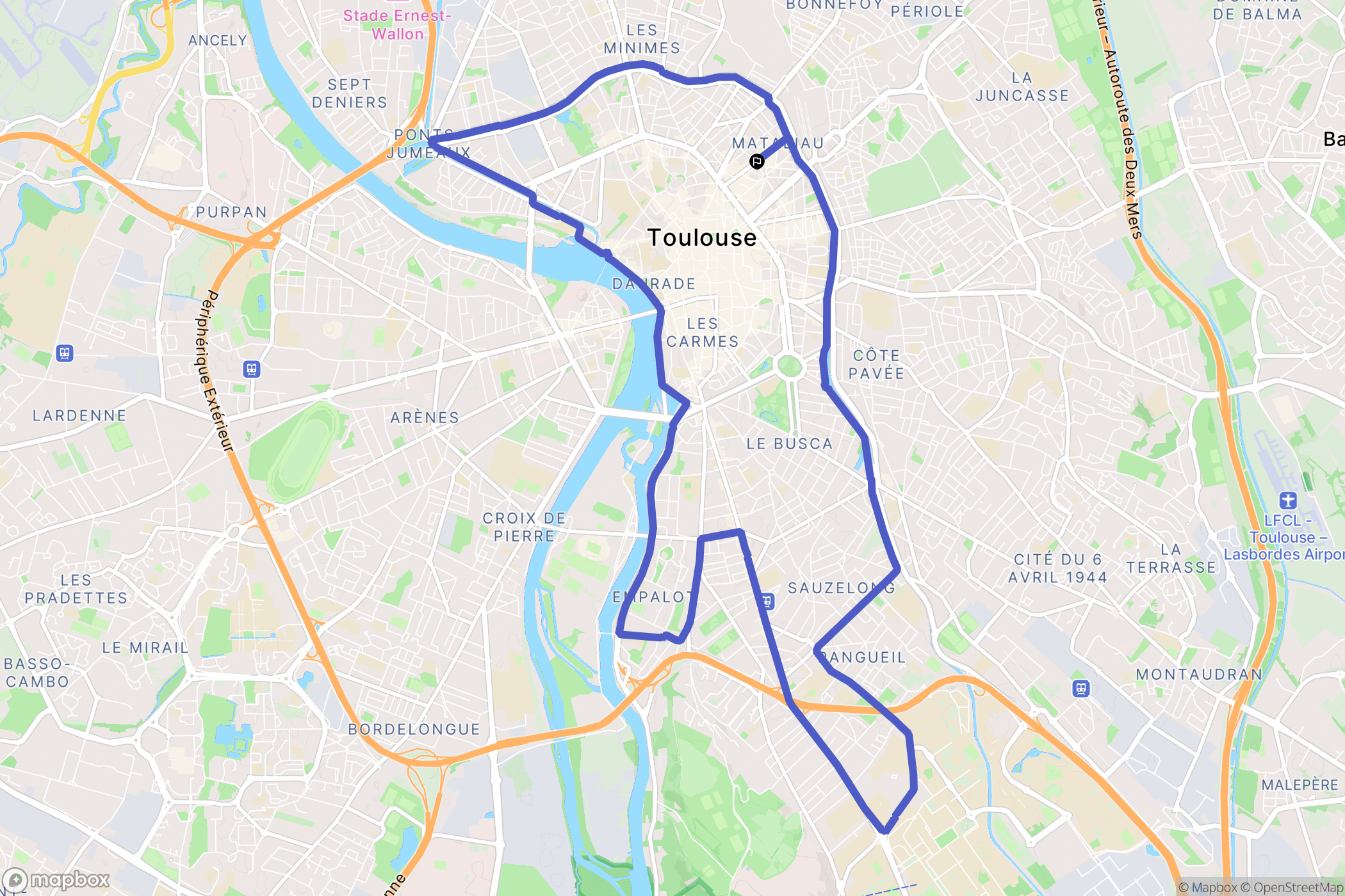 Toulouse: routekaart voor buitenactiviteiten - France