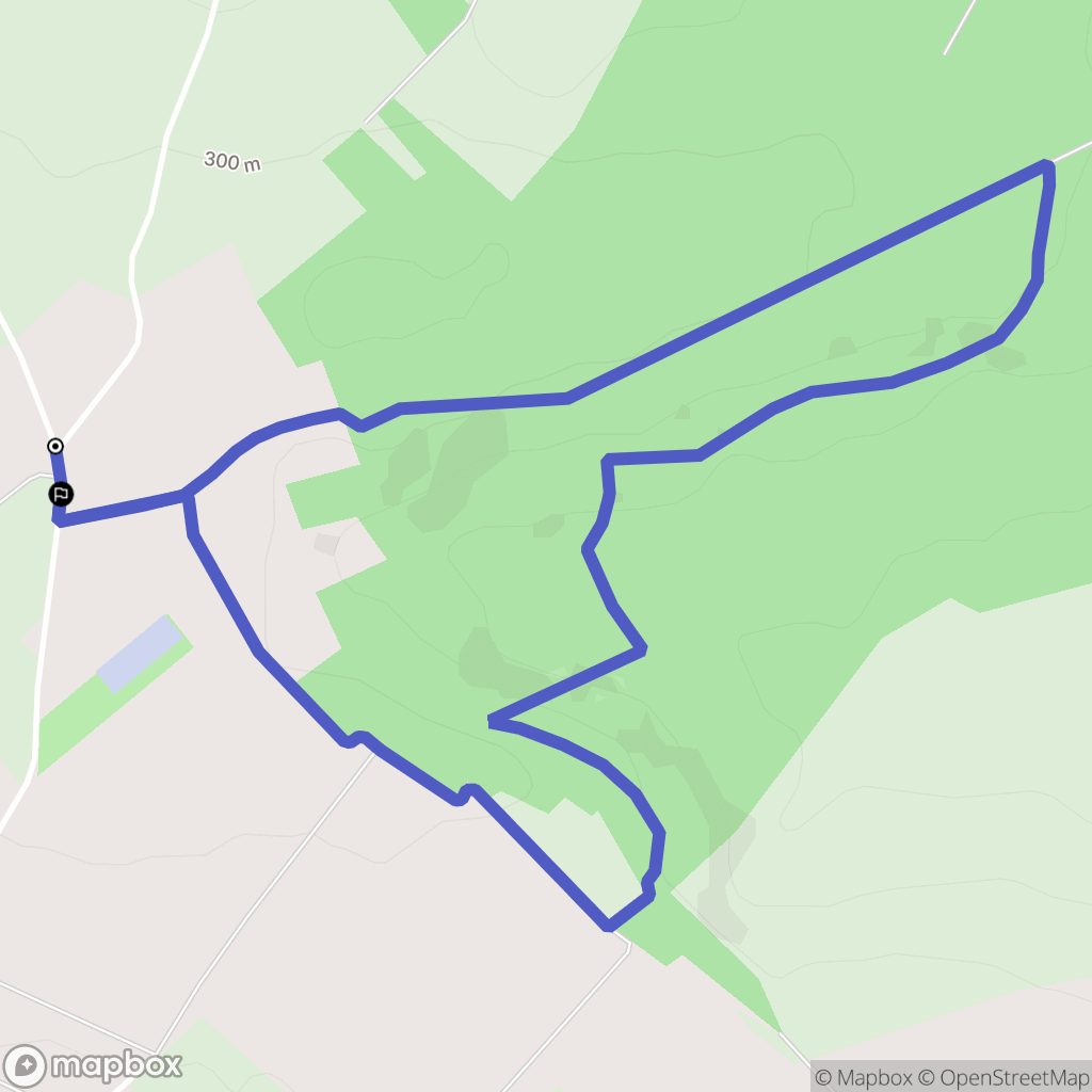 Hoéville : carte du parcours de randonnée - France