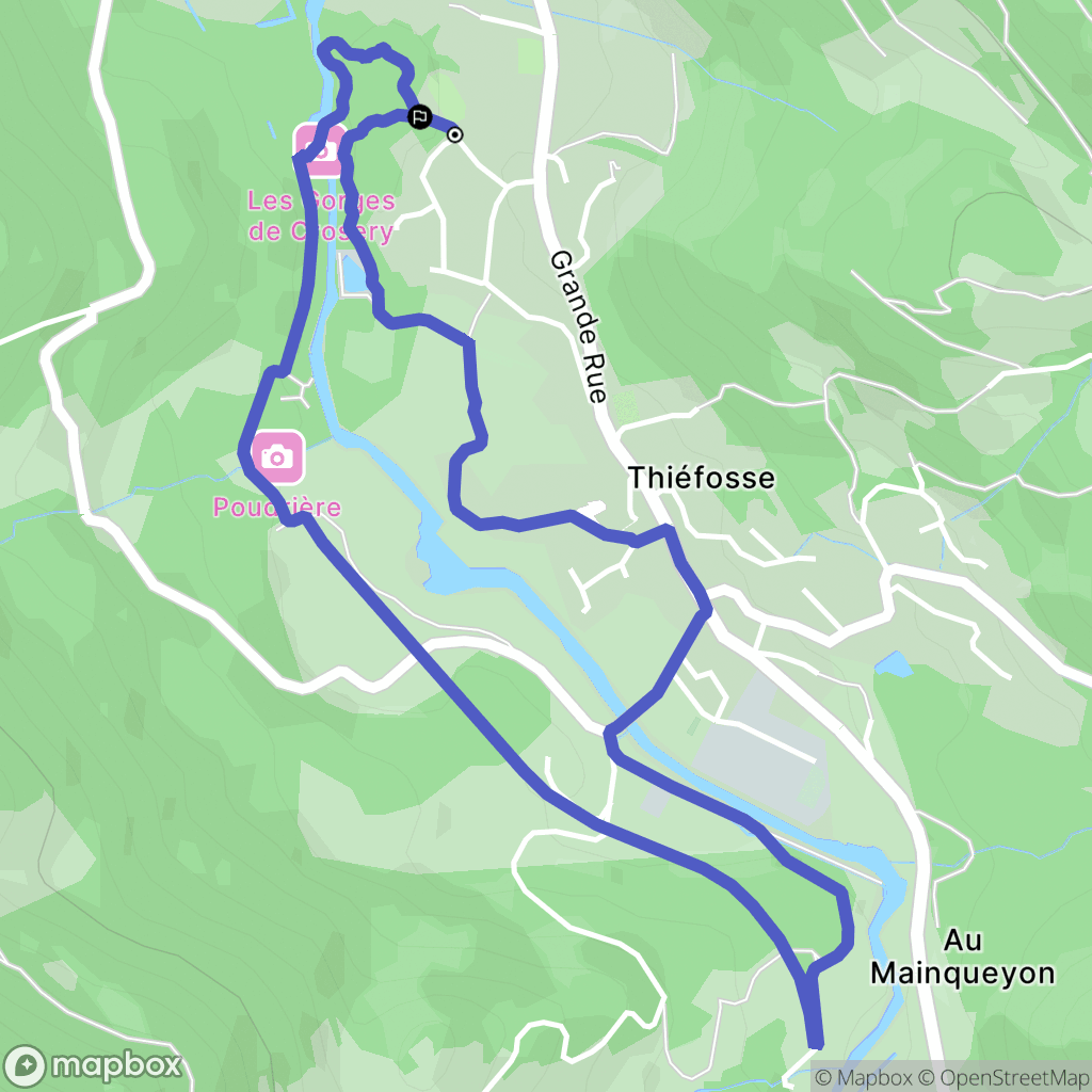 Thiéfosse: routekaart voor buitenactiviteiten - France