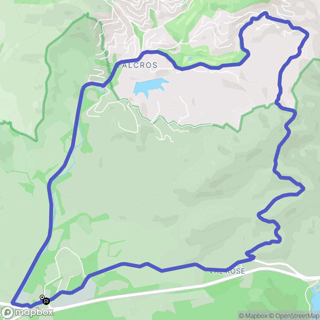 La Londe-les-Maures : carte du parcours de randonnée - France