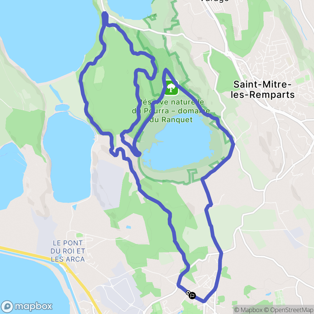 Port-de-Bouc : carte du parcours de randonnée - France