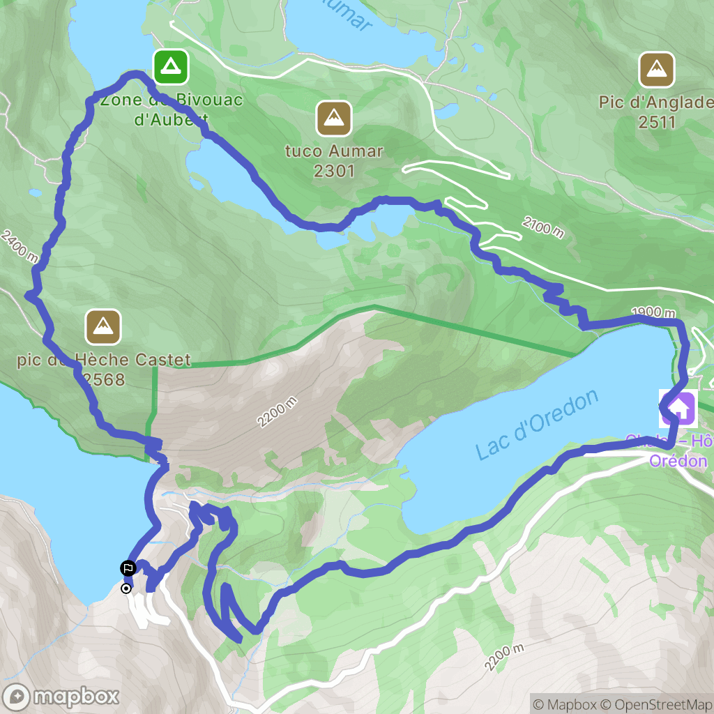 Aragnouet: routekaart voor buitenactiviteiten - France