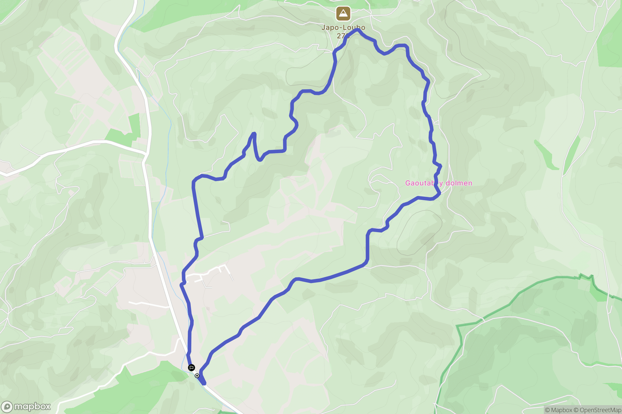 La Londe-les-Maures : carte du parcours de randonnée - France