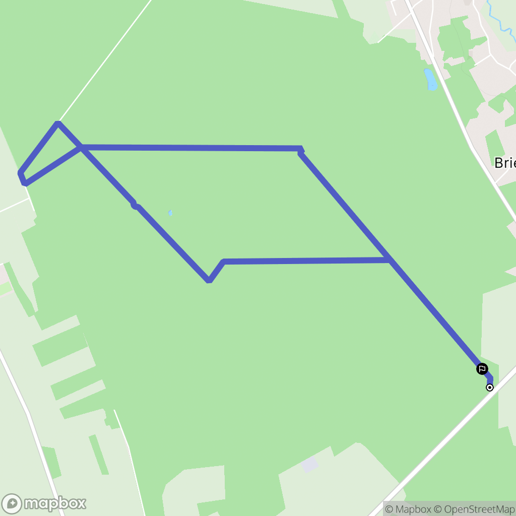 Faremoutiers : carte du parcours de randonnée - France